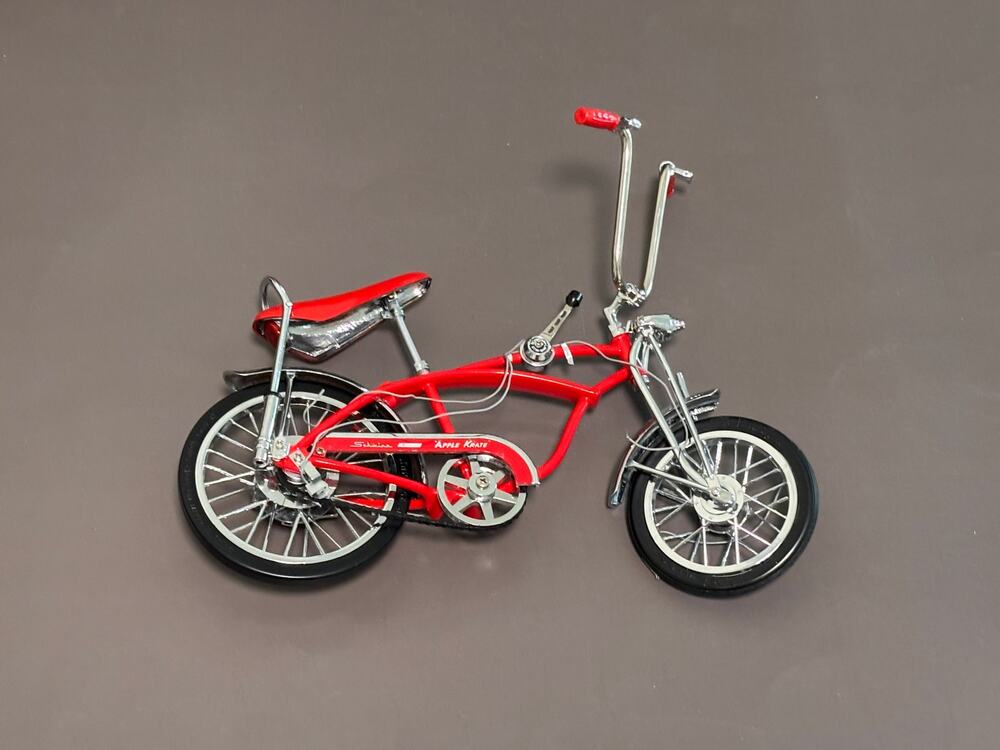 The Apple Krate Stik Shift 5 Speed Bicycle 1:6 Scale Schwinn Red Die Cast